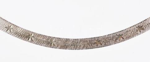 Ezüst (Ag) kígyó nyaklánc. jelzett, 925 ezrelékes, h: 40 cm, 5,8g