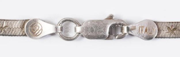 Ezüst (Ag) kígyó nyaklánc. jelzett, 925 ezrelékes, h: 40 cm, 5,8g