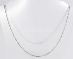 Ezüst (Ag) nyaklánc, jelzett, h: 48 cm, 6,2g