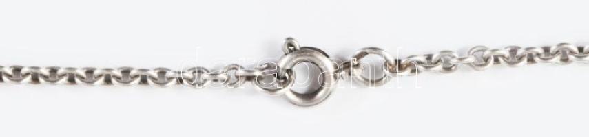 Ezüst (Ag) nyaklánc, jelzett, h: 48 cm, 6,2g