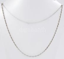 Ezüst (Ag) nyaklánc, jelzett, h: 48 cm, 6,5g