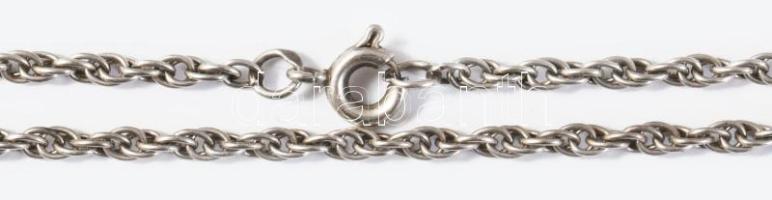 Ezüst (Ag) nyaklánc, jelzett, h: 48 cm, 6,5g