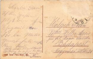 Eszék, Essegg, Osijek; Glavni trg u gornjem Osijeku / Fő tér, Josef Tungl, Franz Bittner üzlete, Ker...