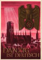 1939 Danzig ist Deutsch! / "Gdansk is German!" WWII NSDAP German Nazi Party propaganda art...