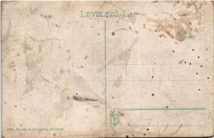 Visegrád, Gizella-telep, Dr Renner physikalis és diaetetikai szanatóriuma, sétány a szanatórium és m...