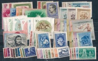 15 klf komplett sor az 1940-1950-es évekből, és 10 klf blokk az 1960-as évekből (56.400)