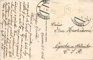 1936 Oriovac, Sumarija, Zupna crkva, Opcina, Apoteka, Trgovina Zlataric / plébániatemplom, erdészeti...