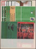 A magyar asztalitenisz teljes története 51 klf emlékíven, Barnától Jónyerig, összesen 102 db emlékív...