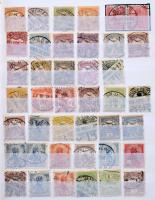 Krajcáros és Turul bélyegek valamint kevés későbbi anyag 4 lapos közepes berakóban