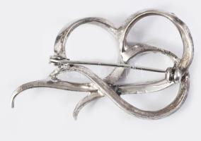 Ezüst (Ag) bross, markazitokkal, bruttó 7g