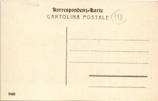 Mali Losinj, Lussinpiccolo; Vista del porto ed approdo delle barche chioggiotte / Hafen-Ansicht, Lan...