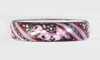 Michaela Frey stílusú zománcozott gyűrű, m:52