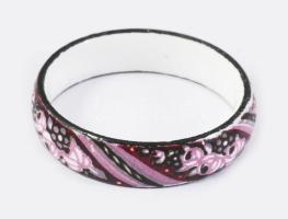 Michaela Frey stílusú zománcozott gyűrű, m:52