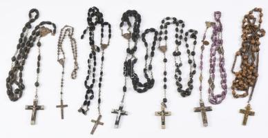 Zacskónyi rózsafüzér tétel, régebbi darabokkal.