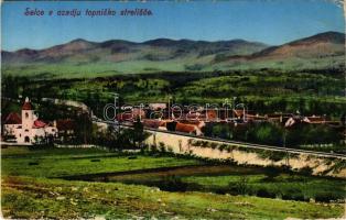 Selce (near Pivka, Postojna); Selce v ozadju topnisko strelisce / general view with K.u.k. artillery...