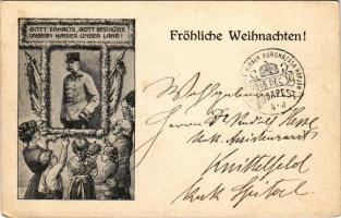 1916 Gott erhalte, Gott beschütze Unsern Kaiser, unser Land! Fröhliche Weihnachten! V. Reform / kato...