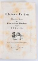 Die kleinen Leiden des menschlichen Lebens. Von Plinius dem jüngsten. Illustriert Grandville. Leipzig, 1846. Lorck 370p. fametszetű illusztrációkkal. Enyhén foltos lapokkal. Aranyozott félbőr kötésben. / In gold laced half leather binding