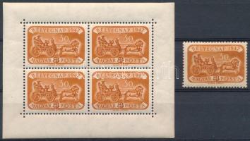 1947 Bélyegnap bélyeg + kisív (17.500) / Mi 999 + minisheet