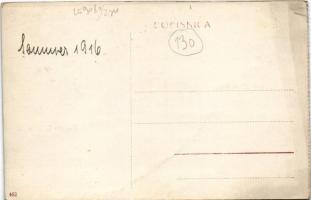 1916 Bakarac, Buccarizza; general view, port with steamship (EK)