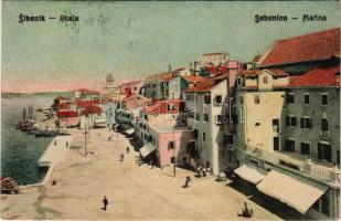 1909 Sibenik, Sebenico; Obala / Marina / tengerpart / coast (EK)