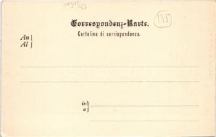 Mali Losinj, Lussinpiccolo; Riva Francesco Ferdinando / rakpart, piac / quay, market. Stengel &a...