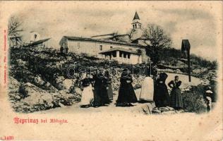 Veprinac, Veprinaz, Apriano (Abbazia, Opatija); templom / church. C. Ledermann jr. (EB)