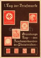1936 1. Tag der Briefmarke. Gründungs Tag des Reichsverbandes der Philatelisten / Day of the German ...