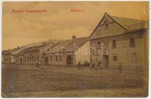 Nagyberezna, Velykyi Bereznyi, Velky Berezny; Rákóczi út, Himmel Pinkász üzlete, zsinagóga, izraelit...