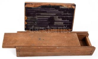 ca 1950 Fonalgyári minőség pecsét pecsétnyomó + borotvatartó