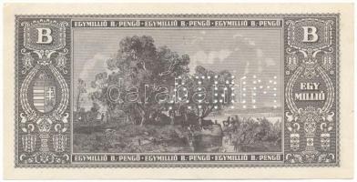 1946. 1.000.000BP hamis(?) "MINTA" perforációval T:AU
Adamo P37