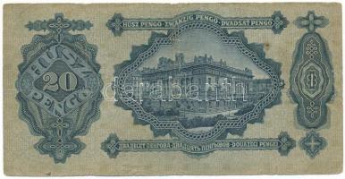 1930. 20P rendkívül alacsony, "C 226 000050" sorszámmal T:F,VG
Hungary 1930. 20 Pengő wit...