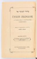 Ünnepi imádságok a templomban használatos sorrendben. III-IV. köt. III. köt.: Kol-nidre vagyis az en...