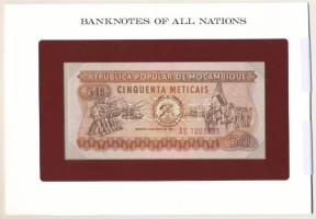 Mozambik 1980. 50M "AE 7203533" "Banknotes of all Nations" bankjegyes borítékban...
