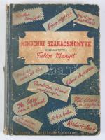 Fülöp Margit: Mindenki szakácskönyve. Bp.,[1949.],Budapest Székesfővárosi Irodalmi és Művészeti Intézet, 207+1 p. 1. kiadás. Benne 3 kézzel írt és egy újságkivágásos recepttel. Kiadói félvászon-kötés, kopott borítóval, sérült gerinccel. laza, sérült kötéssel, foltos lapokkal.
