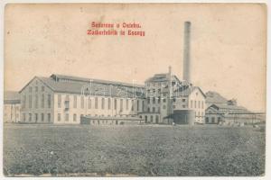 Eszék, Essegg, Osijek; Secerana / Zuckerfabrik / cukorgyár. Klein Ármin kiadása / sugar factory (fel...