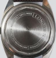 Longines vintage kézi felhúzós karóra Cal 1587. Eredeti koronával, működő, jó állapotban d: 34 mm Bő...