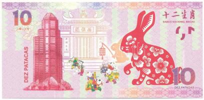 Makaó 2023. 10P "T88880615" "A nyúl éve" fantázia bankjegy T:UNC,AU
Macau 2023....