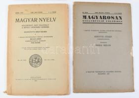1936-1937 Magyarosan nyelvművelő folyóirat 4 száma (V. évf. 1-4,7-8. sz. és VI. évf. 5-6. sz.) Szerk...