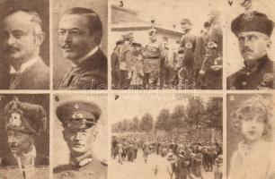 Müncheni sörpuccs eseményei és arcai: Ulain Ferenc, Kiss Menyhért, Ludendorf német tábornok, Rakovszky Iván, Frigyes Vilmos, Lossow, Darvas Lili / Hitlerputsch / Events and faces of the Munich Beer Hall Putsch (EK)