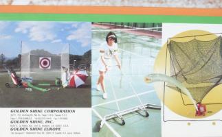 cca 1985 Shine, a tennis golf world since 1970, erotikus reklámplakát, ofszet, papír, jelzés nélkül,...