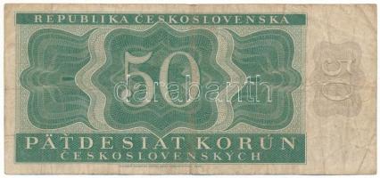 Csehszlovákia 1950. 50K "A23 114138" T:F
Czechoslovakia 1950. 50 Korun "A23 114138&q...