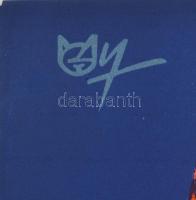 Macskássy János (1910-1993): Mosó méteráru, olcsó, divatos, tartós, reklámplakát, papír, jelzett a p...