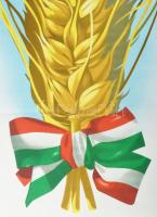 1962 64. Országos Mezőgazdasági Kiállítás és Vásár, plakát, papír, jelzés nélkül (Szilas Győző ?). O...