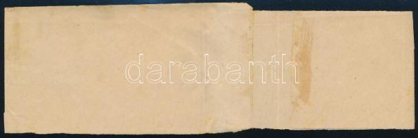 1885 2kr díjjegyes teljes címszalag 3kr kiegészítéssel Berlinbe "BUDAPEST / LIPÓTVÁROS" / ...