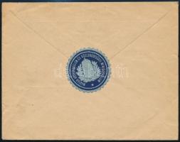 1945 (5. díjszabás) Ajánlott távolsági levél 2 bélyeggel (legkevesebb címlet!) / Registered domestic...