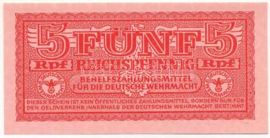 Német Harmadik Birodalom / Deutsche Wehrmacht 1942(DN) 5pf T:UNC German Third Reich / Deutsche Wehrmacht 1942(ND) 5 Reichspfennig C:UNC Krause M33