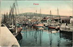Fiume, Rijeka; kikötő / port (EM)