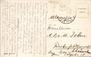 1926 Hvar, Lesina; Rusevine Palace Leporini / palace ruins (EB)