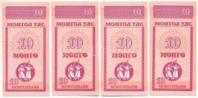 Mongólia 1993. 10m (4x) sorszámkövetők T:UNC
Mongolia 1993. 10 Mongo (4x) consecutive serials C:UNC...