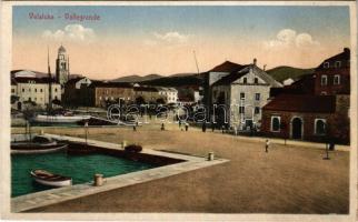 Vela Luka, Velaluka, Vallegrande; port, square. C. Furlani (EK)